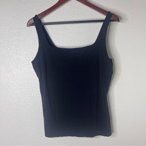 Nike Large Dri-fit Women's Solid Black Tank Top